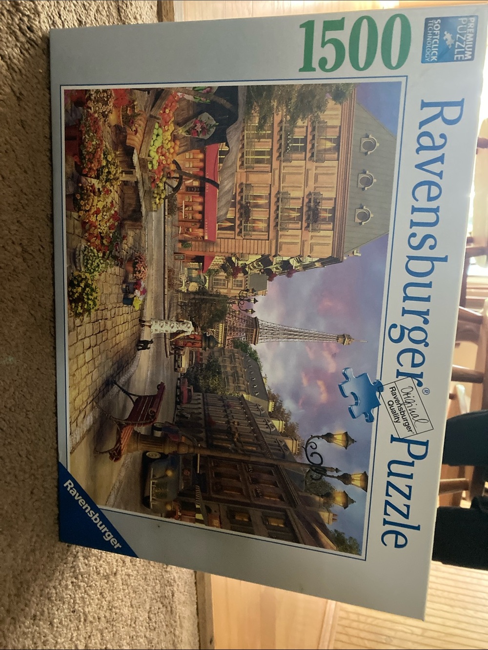 Ravensburger Puzzle - Vibrant Red, Yellow, Blue Paris Street Scene (1500 pcs)
